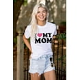 thumbnail image 3 of I Heart My Mom Mother Day Love Plus Size Crewneck Graphic Tee Shirt Brisco Brands 4X, 3 of 5