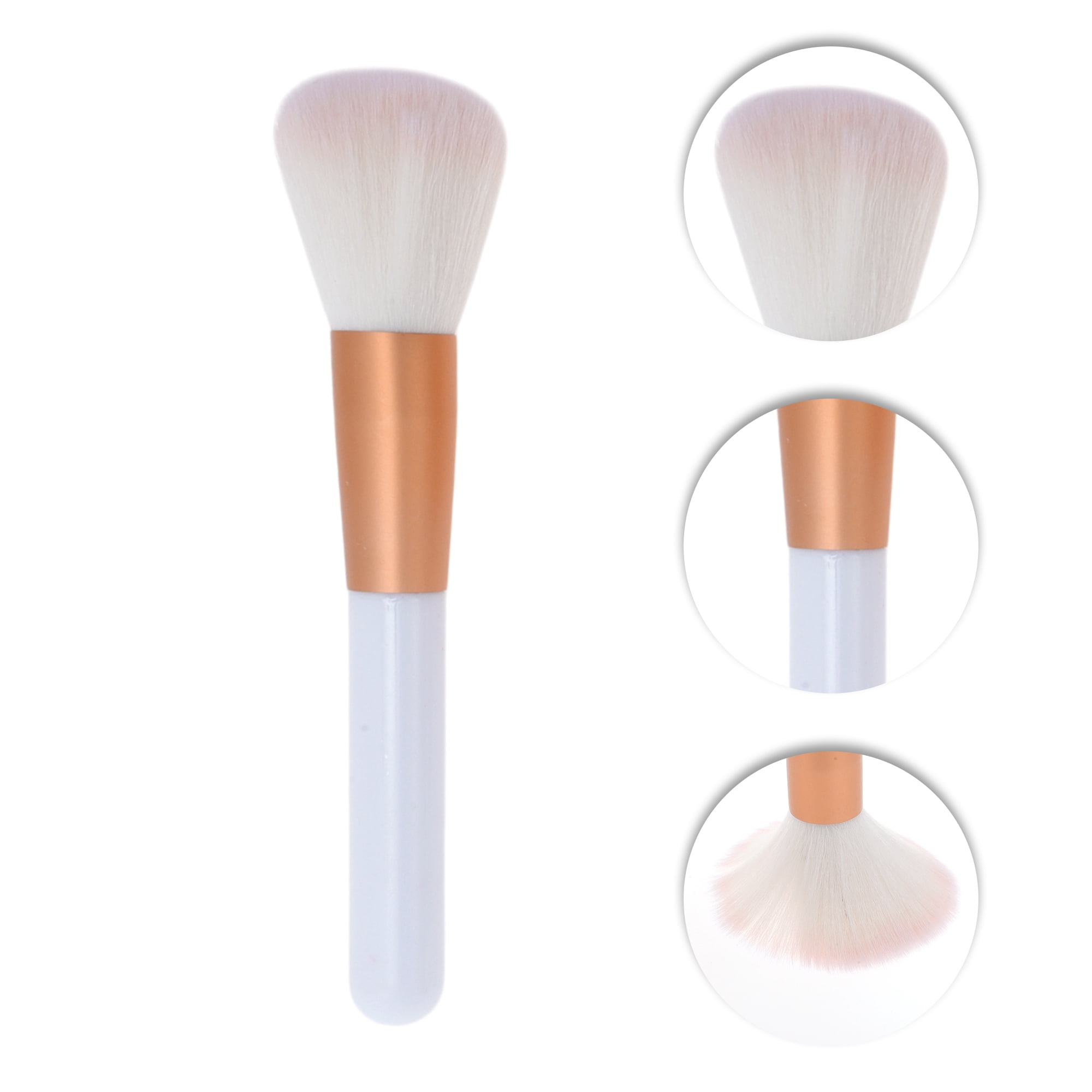 Unique Bargains 12 Pcs Lightweight Makeup Brush for Travel Pink