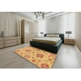 thumbnail image 4 of Ahgly Company Indoor Rectangle Abstract Orange Abstract Area Rugs, 8' x 12', 4 of 6