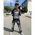 thumbnail image 2 of Sudadera con capucha y pantalones deportivos para hombre de JP, conjunto deportivo de dos piezas estilo gótico de invierno, ropa de calle Y2k Harajuku para hombre, 2 of 5