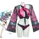 thumbnail image 2 of Jinx-Suimsuit de Cosplay gótico Punk para mujeres y niñas, traje de baño Sexy para adultos, sujetador superior, ropa interior, Bikini para fiesta, disfraz de Halloween, 2 of 4