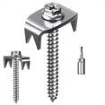 thumbnail image 1 of Grapas para Cercas, Clavos para Cercas para Madera Blanda, Grapas para Cercas de Alambre Reutilizables, Tornillos para Cercas de y Tejidas, 50 Sujetadores para Cercas, 1 of 8