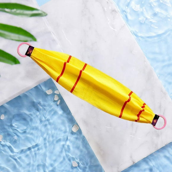 Toalla de baño Exfoliante Colcomx Depurador de espalda Amarillo Exfoliante de baño