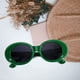 thumbnail image 3 of Gafas de sol FEISEDY Clout Goggles B2253 Retro Ovaladas Verdes, 3 of 9