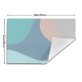 thumbnail image 3 of YFYANG Washable Heat-Resistant Placemats, 70% PVC/30% Polyester, Abstract Line Art Kitchen Table Mat, 12" x 18" 4 Piece, 3 of 6