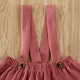 thumbnail image 4 of Inevnen Toddler Baby Girls Strap Suspender Skirt Overalls Dress Outfit, 4 of 8