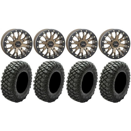 System 3 SB-4 Bronze (4+3) 14 Wheels 28 Crawler XR Tires Sportsman RZR Ranger System 3 SB-4 Bronze (4+3) 14 Wheels 28 Crawler XR Tires Sportsman RZR Ranger