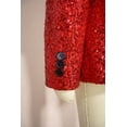 thumbnail image 6 of iEFiEL Kids Boys Shiny Sequins Suit Jacket Blazer One Button Gentleman Formal Tuxedo Coat Outerwear Gold&Red 12, 6 of 7