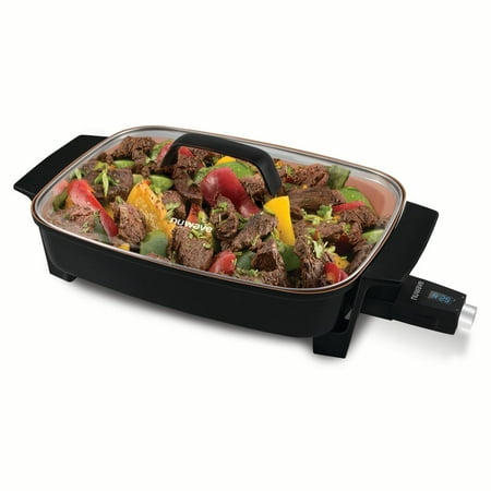 Ply Stainless Steel Electric Skillet - NuWave 31825 Medley XL 16-Inch Digital Skillet