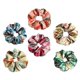 thumbnail image 4 of 6PCS Floral Hair Ties Tropical Plant Pattern Scrunchies for Women Ponytail Holders Stylish Hair Accessories for Daily and Vacation Use, 4 of 4