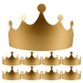 thumbnail image 1 of 12 PCS Golden Paper Crown Hats Birthday Party Hats Party Supplies for Birthday Celebration Baby Shower, 1 of 6