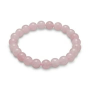 8mm Rose Quartz Bead Stretch Bracelet Jewelry Gifts for Women