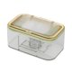 thumbnail image 2 of Soporte para cajas de pañuelos montado en la pared con tapa automática de elevación, dispensador de papel transparente para baños, cocina, oficina y almacenamiento de sobremesa, 2 of 6