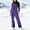 Purple, variant on Snow Pants Womens Sevevn Women's Snow Ski Overalls Windproof Insulated Romper Snowpants