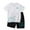 White, variant on Yammkia Boys Athletic Sets Boys' Active Shorts Set 2 Pieces T-Shirt and Quick Drying Shorts Summer Activewear Sets 2T 3T 4T 5T 6T 7T 8-11 Years (Black,2-3 Years)