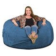 thumbnail image 1 of Ultimate Sack 5000 5-Foot Bean Bag Chair Oversized Foam Lounger, Cloud Suede Cover, 1 of 8