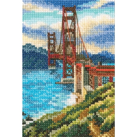 UPC: 4742022978214 | Golden Gate Bridge C302 Counted Cross Stitch Kit