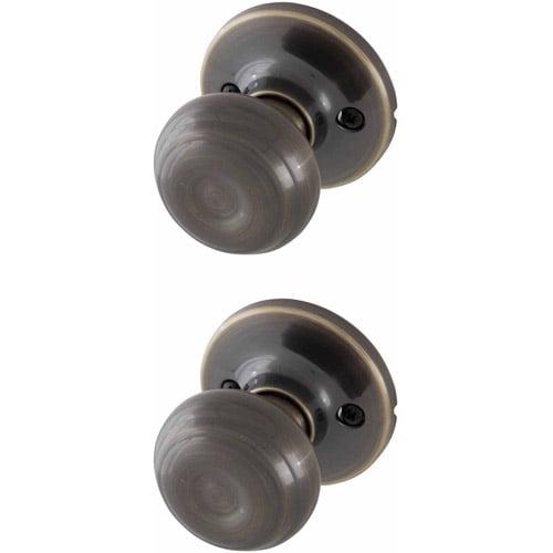 Honeywell Classic Passage Door Knob, Antique Brass