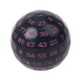 thumbnail image 2 of lionlar 2Pcs Acrylic 100 Sided Polyhedral for Board Game Black White, 2 of 7