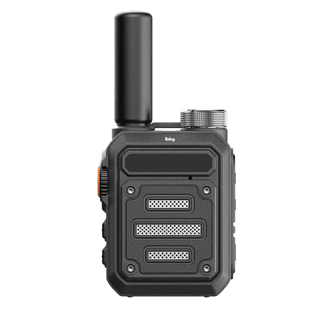 "Radio Walkie Talkies Recargable Intercomunicador De Un Toque Belug, Negro "