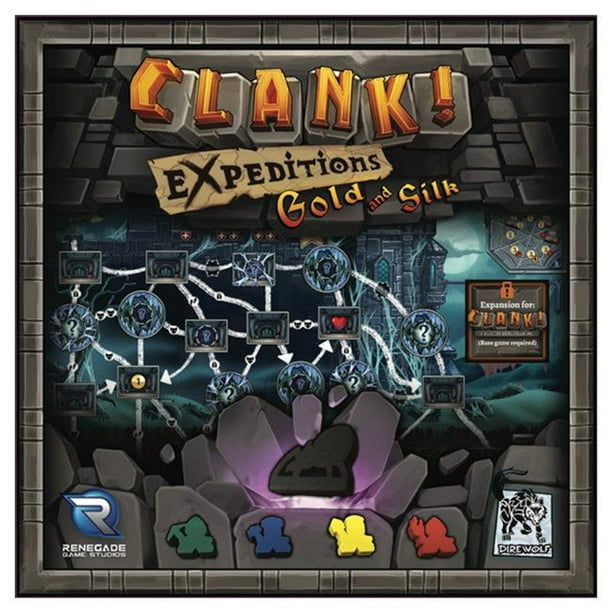 Renegade Game Studios REN0841 Clank Expeditions Or & Soie Planche de Jeu