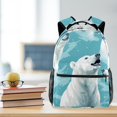 thumbnail image 5 of Lightweight Backpack Polar Bear School Bag Travel Laptop Daypack for Men Women Casual Rucksack, 5 of 6