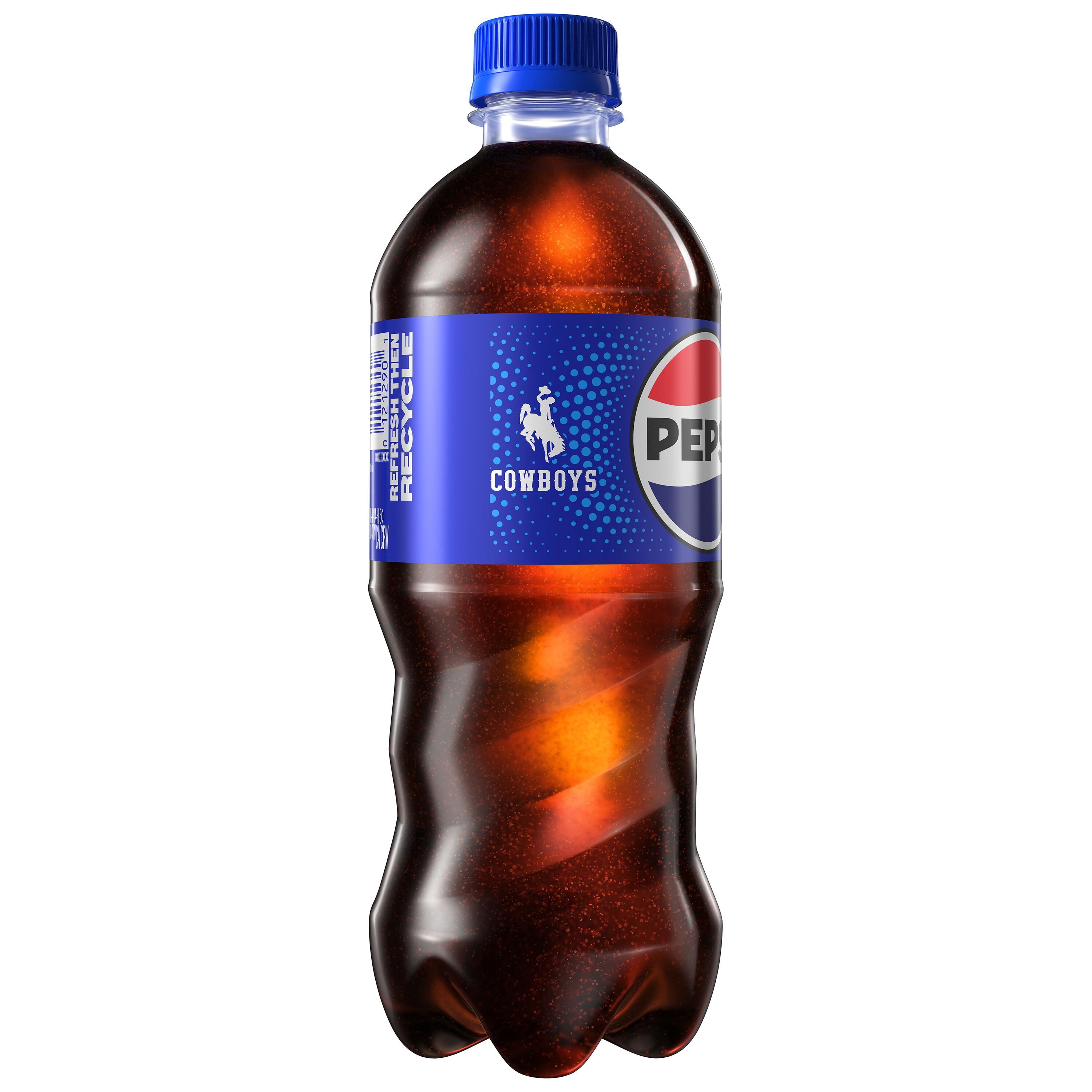 (5 pack) Pepsi Cola Soda Pop, 20 fl oz Bottle