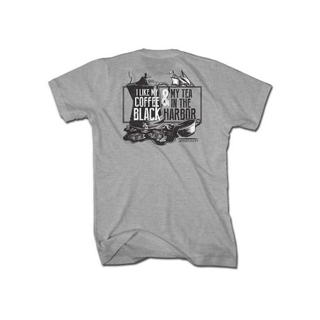 1776 United - 1776 United Tea In The Harbor Men's T-Shirt - Grey - Walmart.com