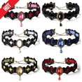 thumbnail image 2 of Black Lace Gothic Collar Vampire Collar Pendant Chain Rhinestone Punk Halloween Costume Jewelry, 2 of 5