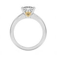 thumbnail image 3 of Kiva Jewel Wedding Engagement Ring for Wife - 1.6 Ct Princess Cut Lab Created Diamond - 14K White Gold Over Ring - Women's Solitaire Ring - Beautifully Jewelry - Two Tone Ring - As Per Image, 3 of 6