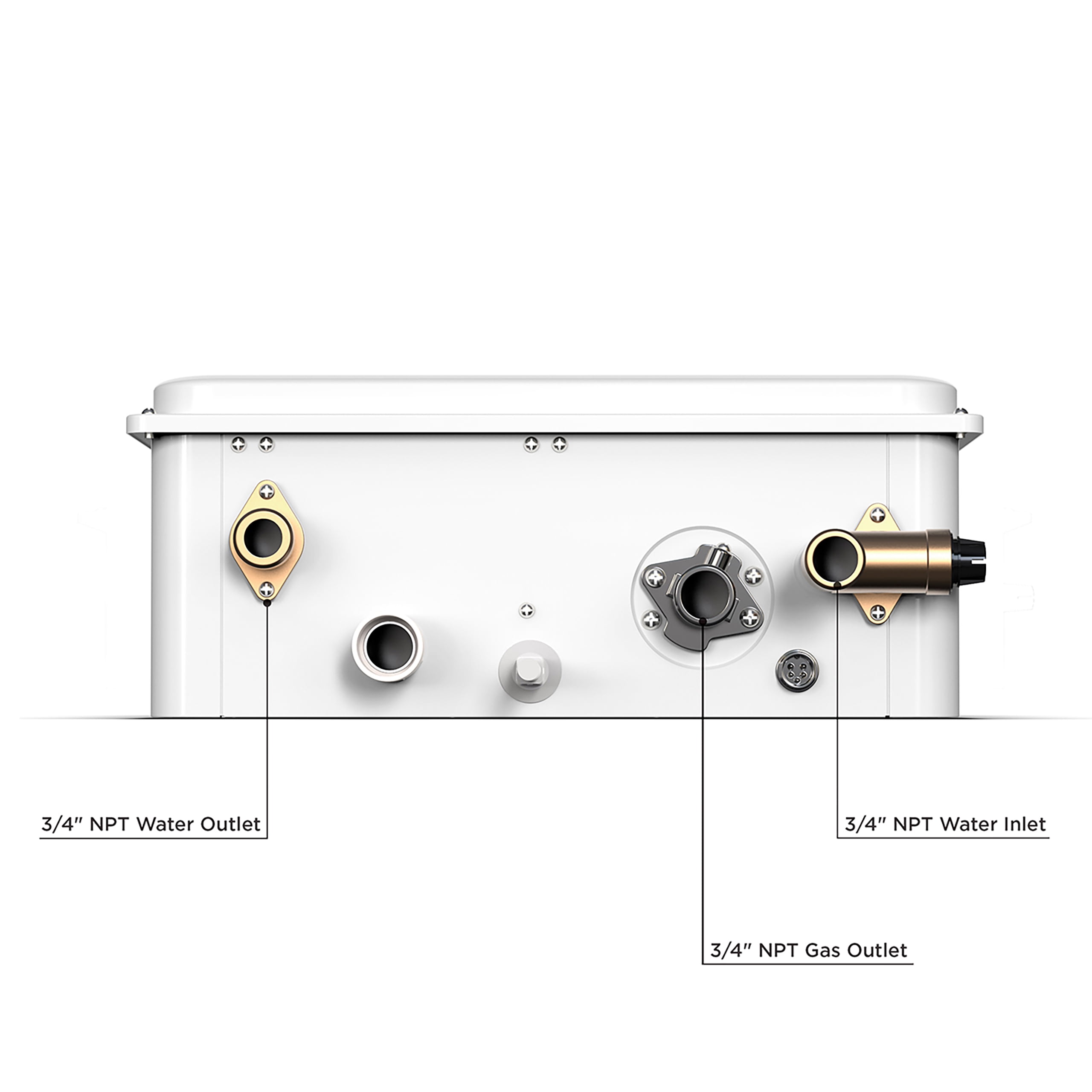Eccotemp Builder Series Indoor 6.8 GPM Liquid Propane Tankless Water Heater