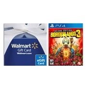 Borderlands 3 - Deluxe Edition, 2K, PS4 with Bonus Walmart Gift card
