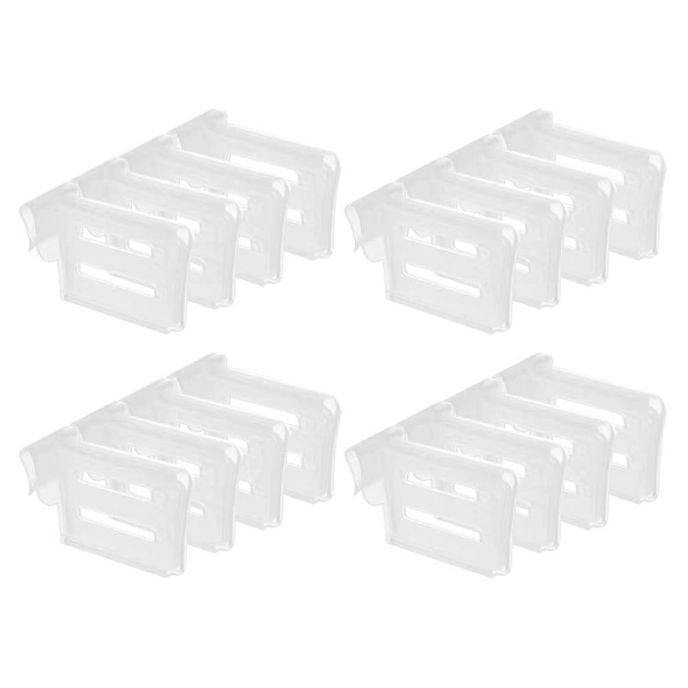 HOMEMAXS 4 Sets of Plastic Refrigerator Dividers Adjustable Drawer ...