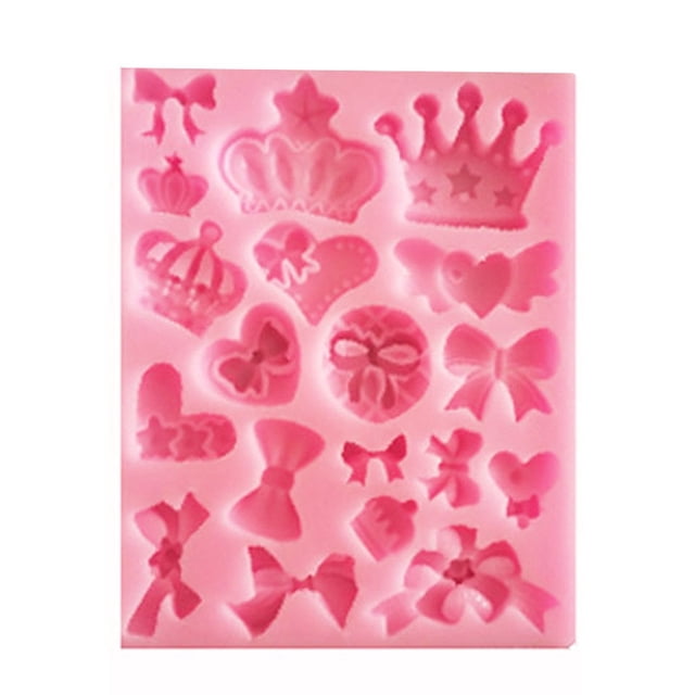 Molde de Silicona para Jabón con Lazo de, Molde Decorativo Para Pasteles, Herramienta para Hornear Diy
