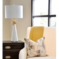 thumbnail image 2 of Lucas McKearn Neo Contemporary Metal Table Lamp with Gold Accents in Blue, 2 of 2