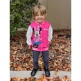 thumbnail image 4 of Chaqueta Disney Minnie Mouse Varsity Bomber para niñas de 5 a 6 años, 4 of 8