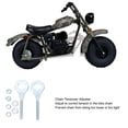 thumbnail image 3 of Chain Tensioner, Rustproof Easy Install 2pcs Chain Tensioner Adjuster 15mm  for Baja Warrior, 3 of 7
