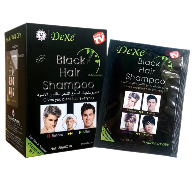 dyeing hair black