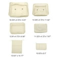 thumbnail image 2 of Unique Bargains 6 Pcs Portable Packing Cube Set for Luggage Beige, 2 of 6