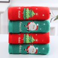 thumbnail image 4 of Toalla de Navidad, regalo, toalla de algodón, caja de regalo, regalo de Papá Noel rojo, tacto suave y cómodo, 4 of 5