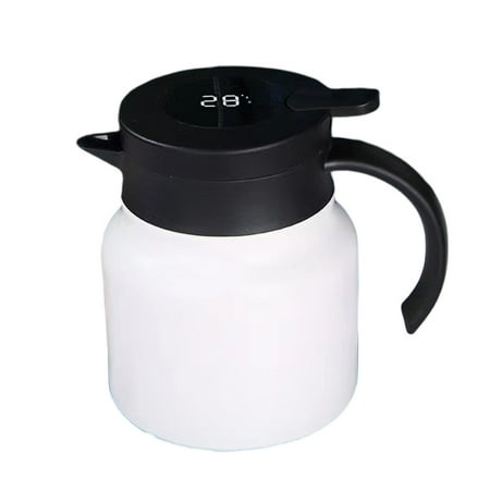 

Teapot with Infuser Teapot with Strainers for Loose Tea Stainless Steel Teapot Coffee Pot with Temperature Display