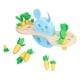 thumbnail image 2 of Juego de equilibrio de conejito tirando zanahorias, juguetes educativos, juego de equilibrio de madera, juguetes de educación temprana para niños pequeños, 2 of 14