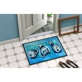 thumbnail image 2 of Carolines Treasures MW1110MAT Oysters Oyster + Oyster = Oysters Door Mat Indoor Rug or Outdoor Welcome Mat 18X27 Doormat, 2 of 2
