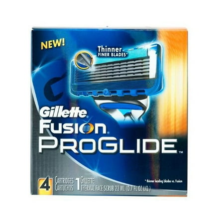 - Gillette Fusion Proglide Manual Blades - 4 Ea