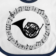 thumbnail image 4 of Inktastic French Horn Music Boys or Girls Baby Bib, 4 of 4