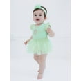 thumbnail image 2 of Disney Tinker Bell Cosplay Bodysuit With Skirt Overlay and Headband Outfit Set Newborn to Infant, 2 of 5