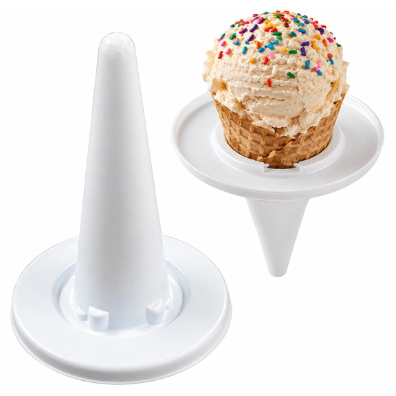 Disposable Ice Cream Cone Drip Catcher Sleeve | 70ct | (Small Pointed Cone 2oz)