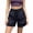 #502-Black, variant on Women's Quick Dry Hiking Shorts Elastic Drawstring Waist Zipper Pocket Lightweight Outdoor Cargo Short Pants Breathable Travel Bottom