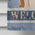 thumbnail image 4 of Caroline's Treasures BB5706CHF English Bulldog Fawn White Welcome Flag Canvas House Size , Large, multicolor, 4 of 4