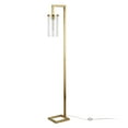 thumbnail image 5 of Evelyn&Zoe Modern Metal Floor Lamp with Seeded Glass Shade, 5 of 10